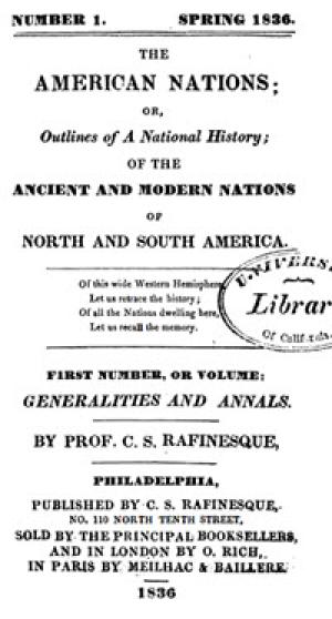 The American Nations, or Outlines of Their General History - 10040599